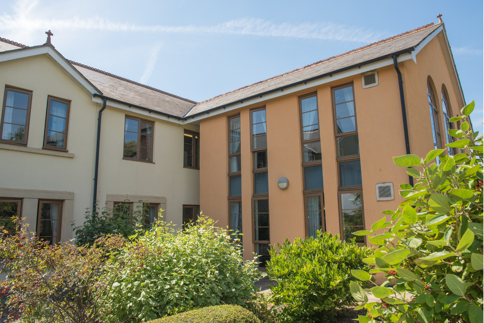 Exterior of Brocastle Manor Care Home in Bridgend