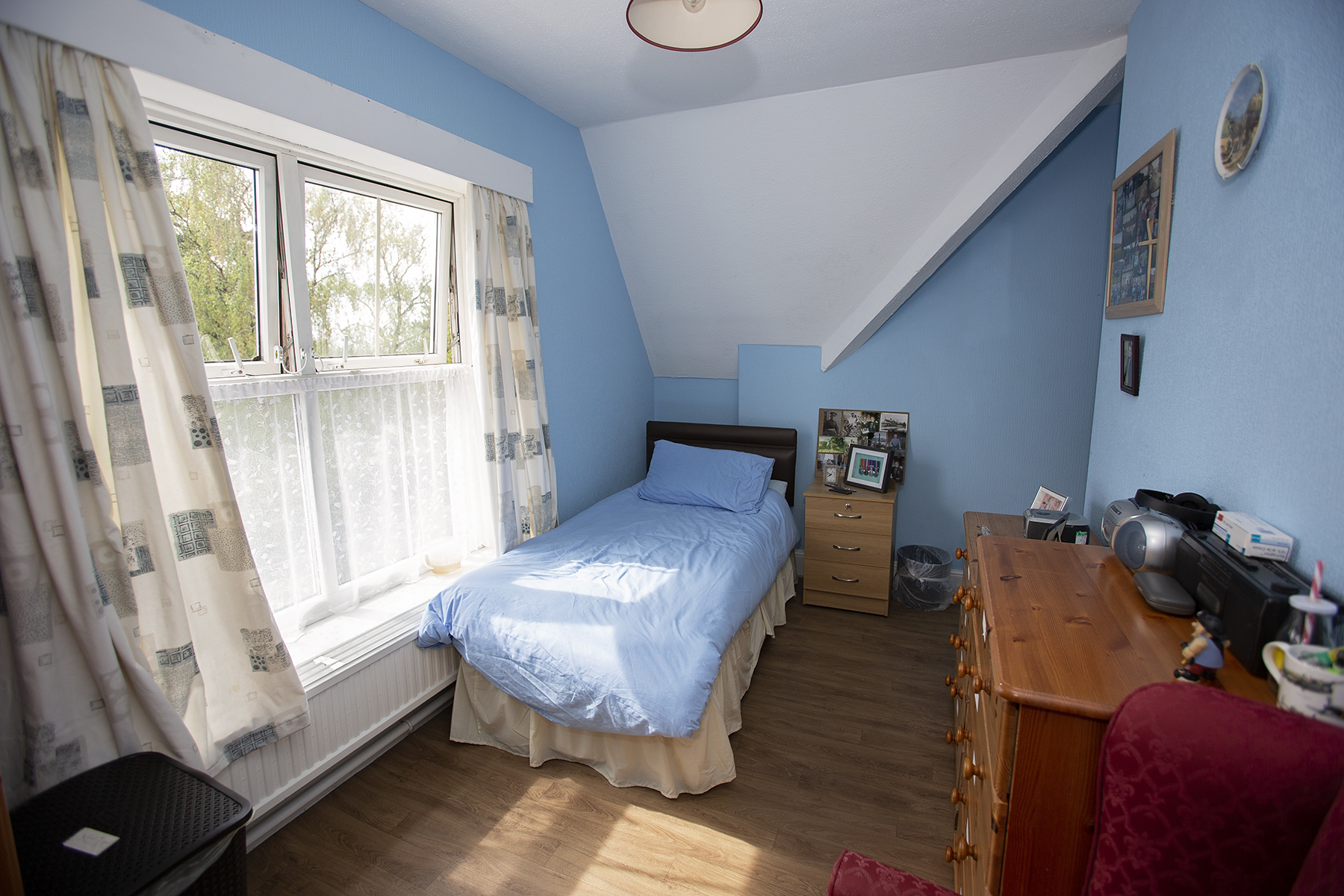 Bedroom at Gwynfa Care Home