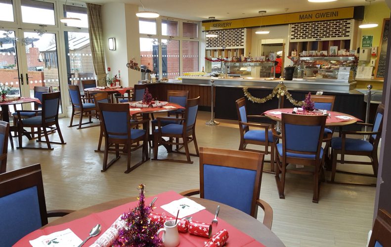 Dining room at Tŷ Cwm