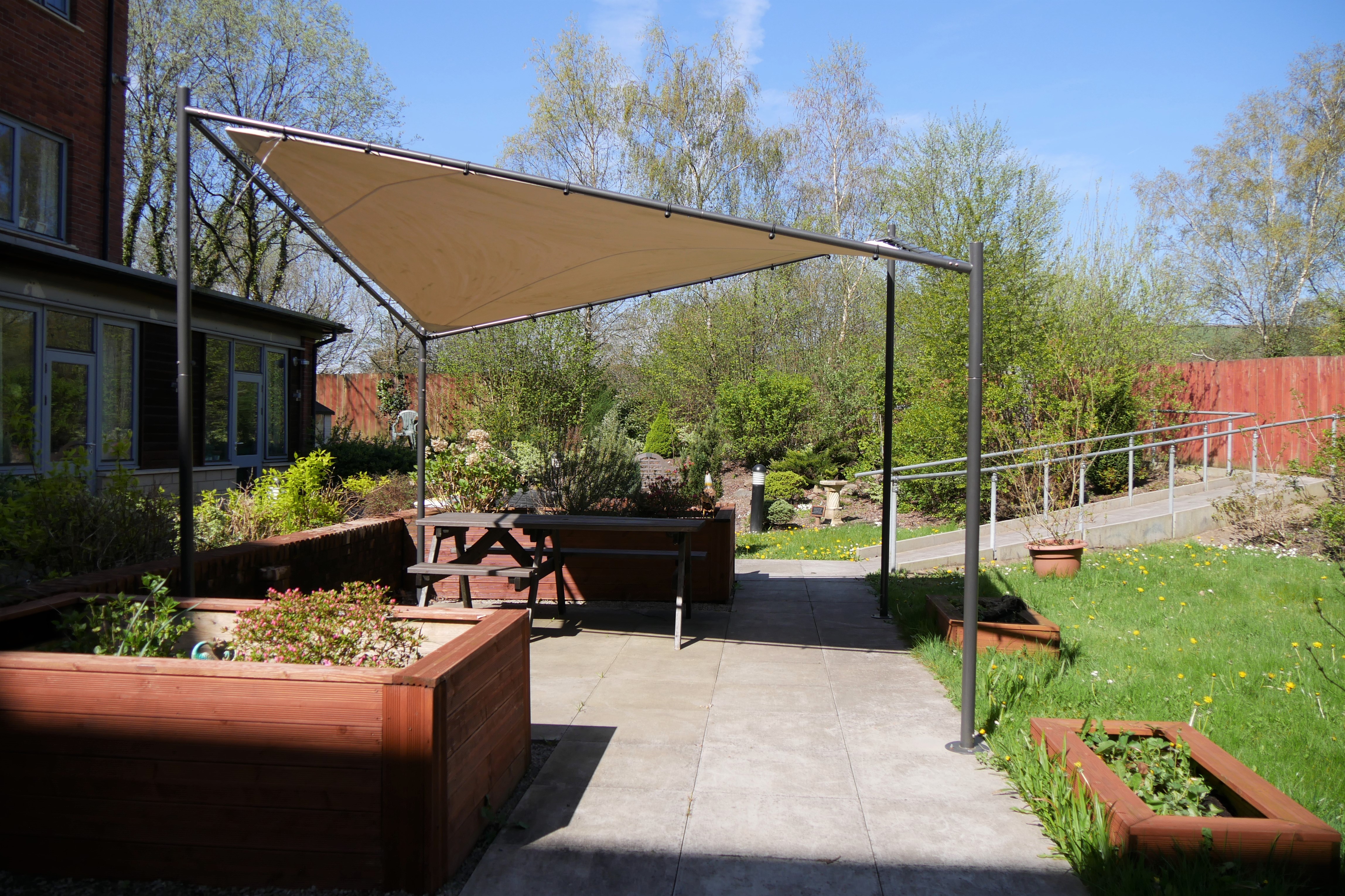 Garden at Tŷ Penrhos Care Home