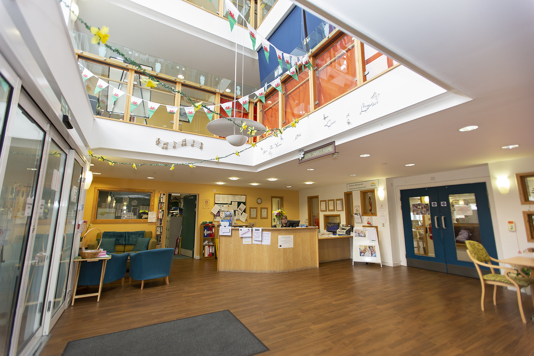 Entrance at Woodcroft Care Home